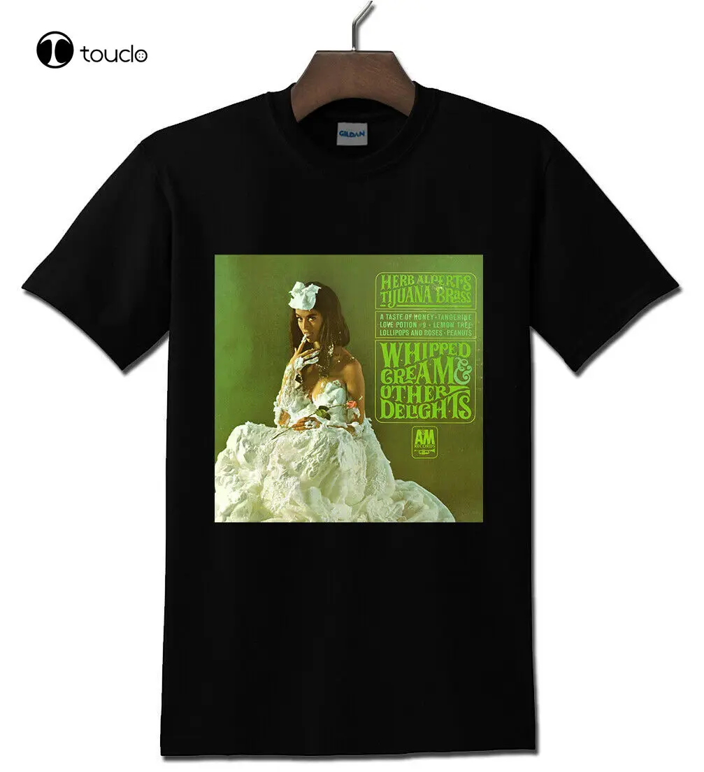 Men'S Fashion Tijuana - Herb Alpert & Tijuana ทองเหลืองเสื้อยืดสีดํา Tee