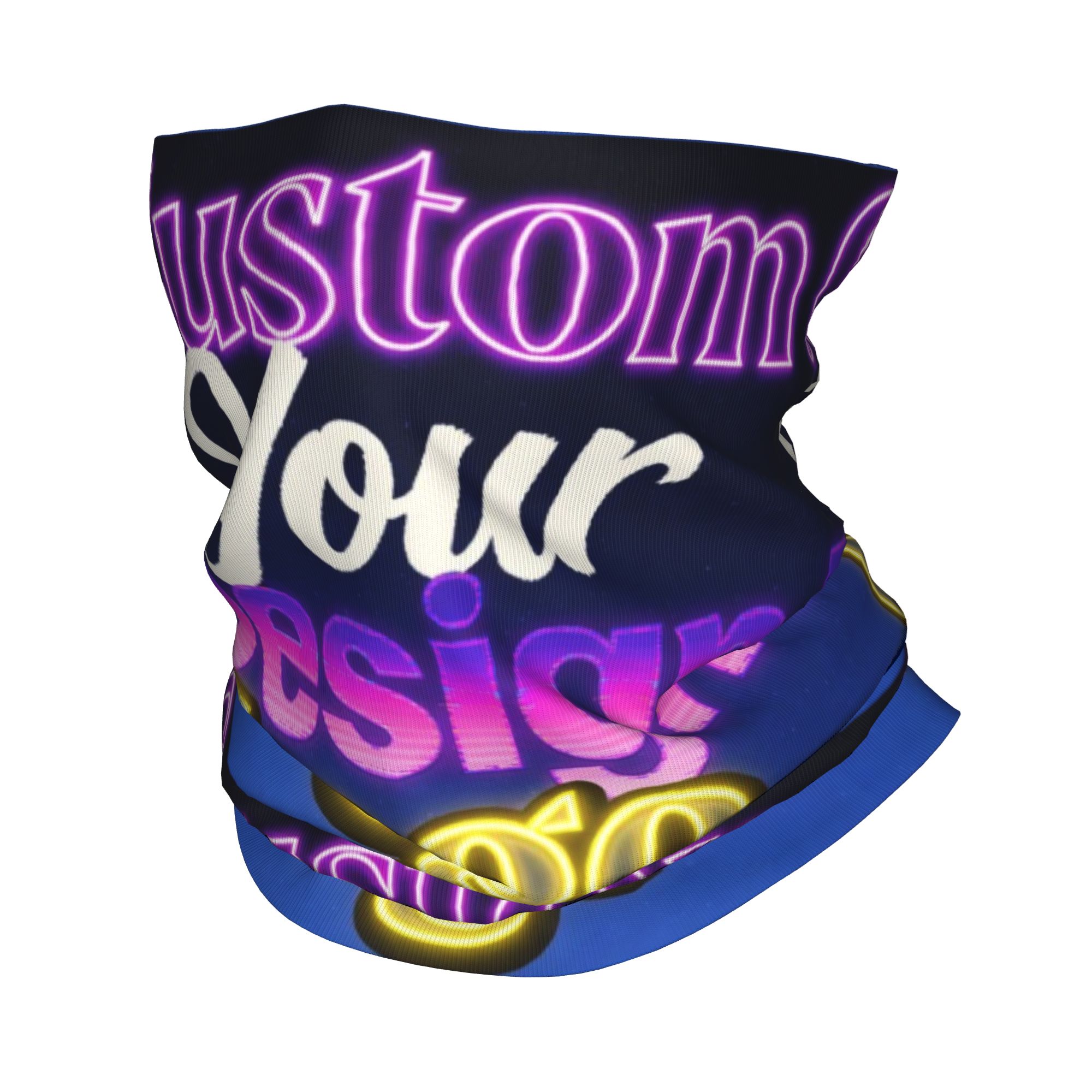 Men'S Fashion Logo - ผ้าพันคอแบบมีโลโก้ตามสั่ง ออกแบบเองได้ สำหรับผู้หญิงและผู้ชาย ผ้าคลุมหน้าสำหรับฤดูหนาว ผ้าพันคอแบบหลอด ผ้าคลุมหน้าแบบมีรูปภาพ
