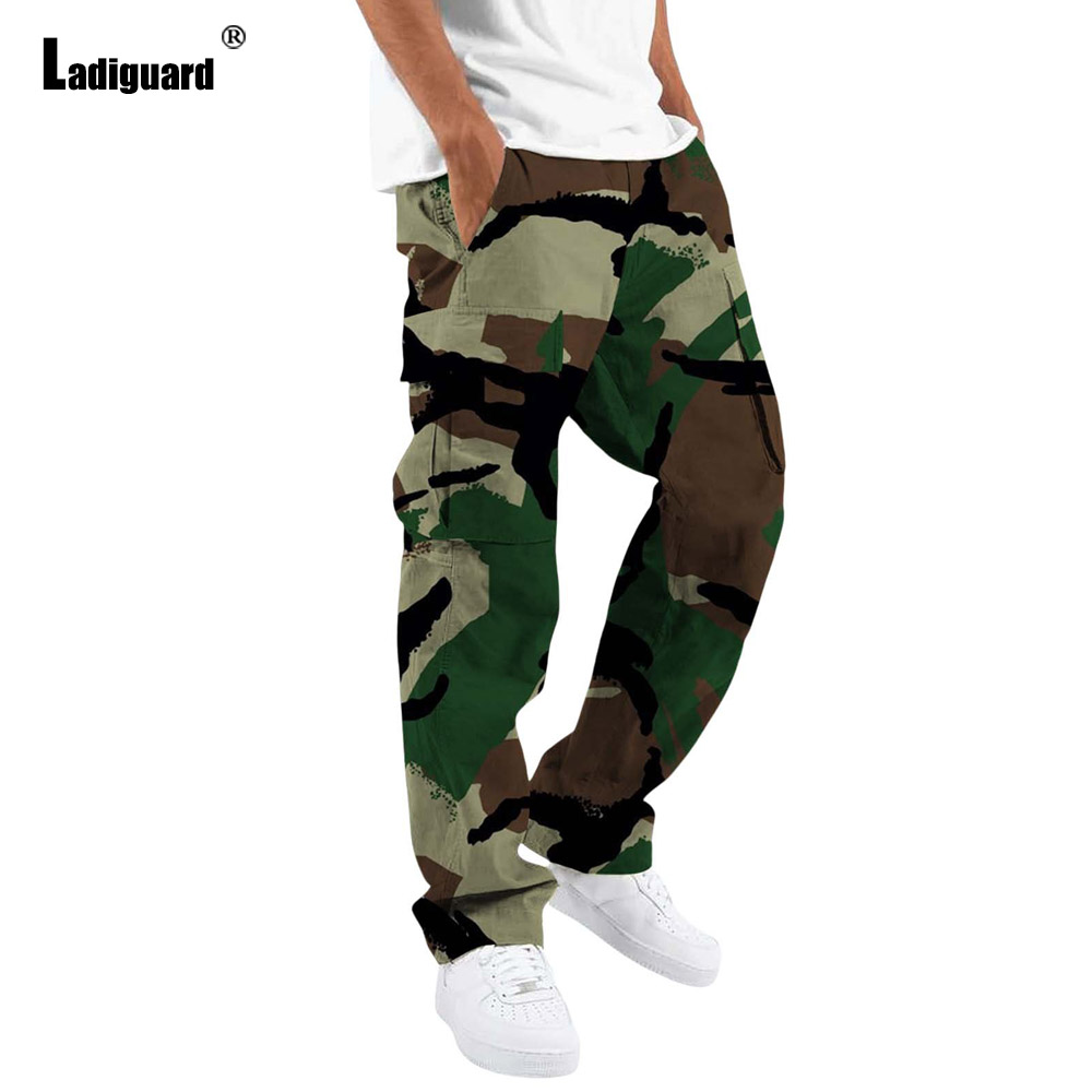 Mens Fashion Camo Pants - 2025 ชายกระเป๋าแฟชั่น Camo Cargo กางเกงผู้ชายข้อเท้าความยาวกางเกงฤดูร้อนใหม่กลางแจ้ง Casual