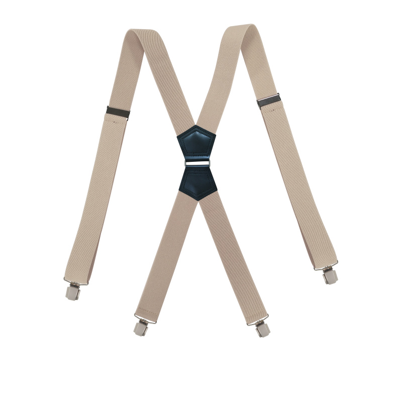 Men'S Fashion Lk - Classic X Back Suspenders คลิปแฟชั่น Shining