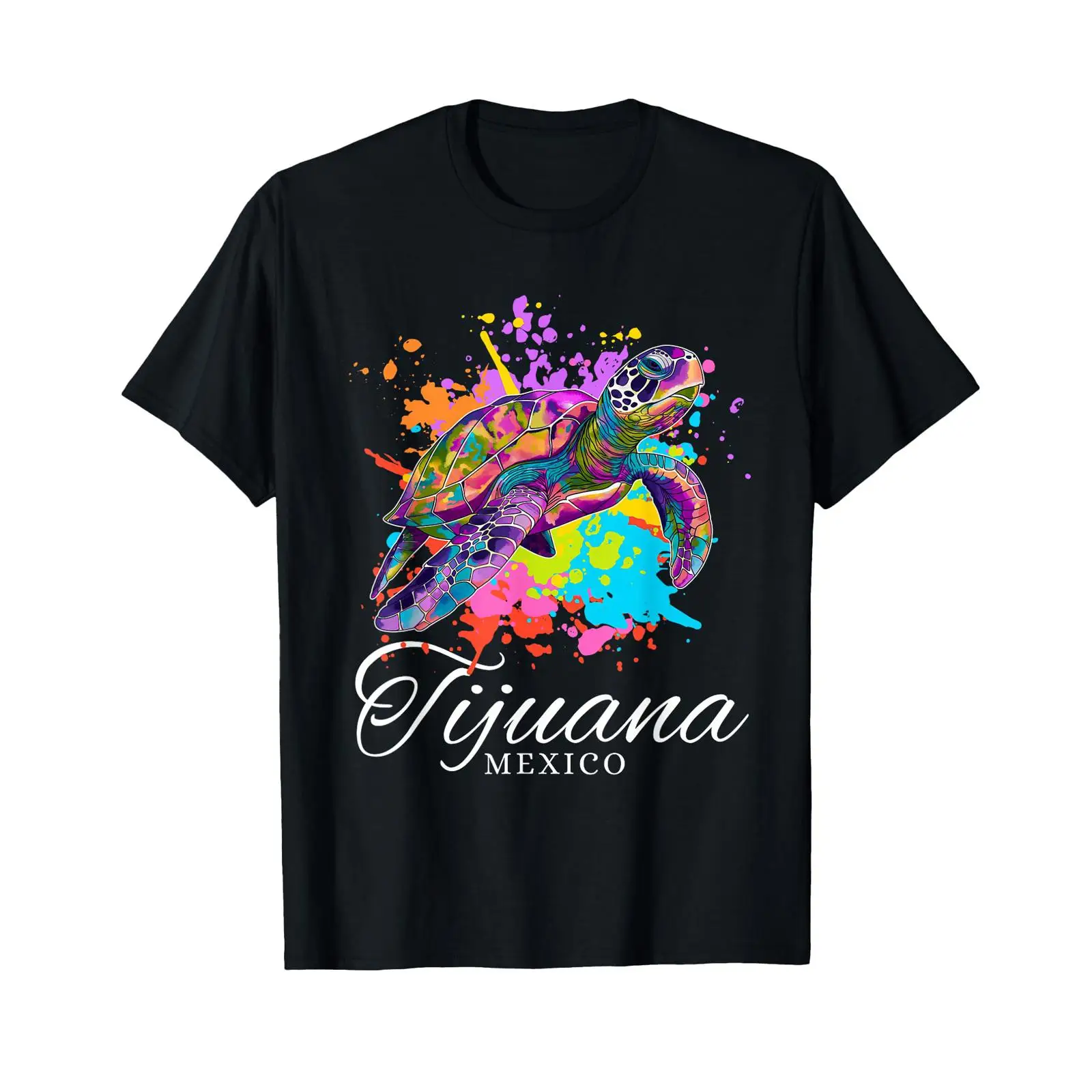 Men'S Fashion Tijuana - เสื้อยืดที่ระลึกเม็กซิโก ติฮัวนา สไตล์วินเทจ ผ้าซักแล้ว ดีไซน์เนอร์ เสื้อผ้าอเนกประสงค์