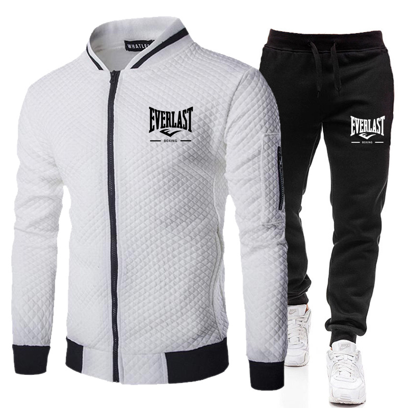 Jacket Mens Fashion - EVERLAST BOXING เสื้อแจ็คเก็ตคอตั้งแฟชั่นสตรีทสำหรับผู้ชาย รุ่น SpringandAutumn ชุดลำลองสำหรับกิจกรรมกลางแจ้ง