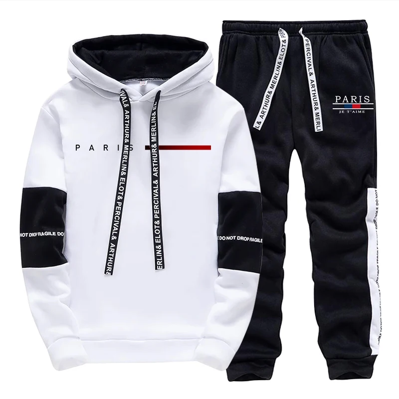 Men'S Fashion Clothing - ชุดวอร์มผู้ชาย แฟชั่นลำลอง เสื้อฮู้ดสำหรับกิจกรรมกลางแจ้ง กีฬา วิ่งจ๊อกกิ้ง เสื้อผ้าผู้ชาย