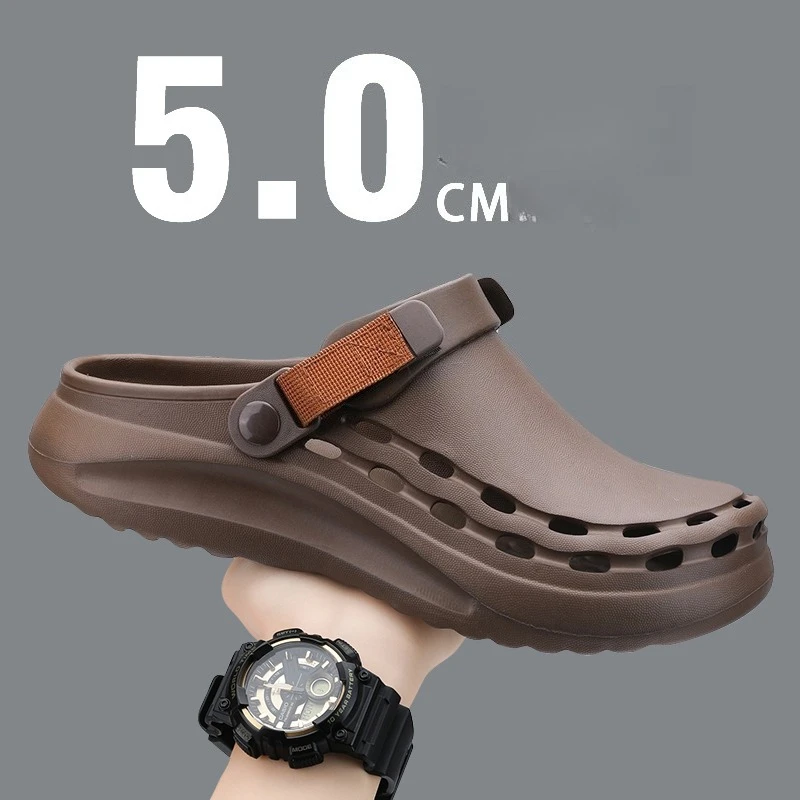 Men'S Fashion For 30 Year Olds - Quick-Dry EVA สีทึบรองเท้าแตะบุรุษแฟชั่นอินเทรนด์น้ําหนักเบา Outdoor Travel Essentials