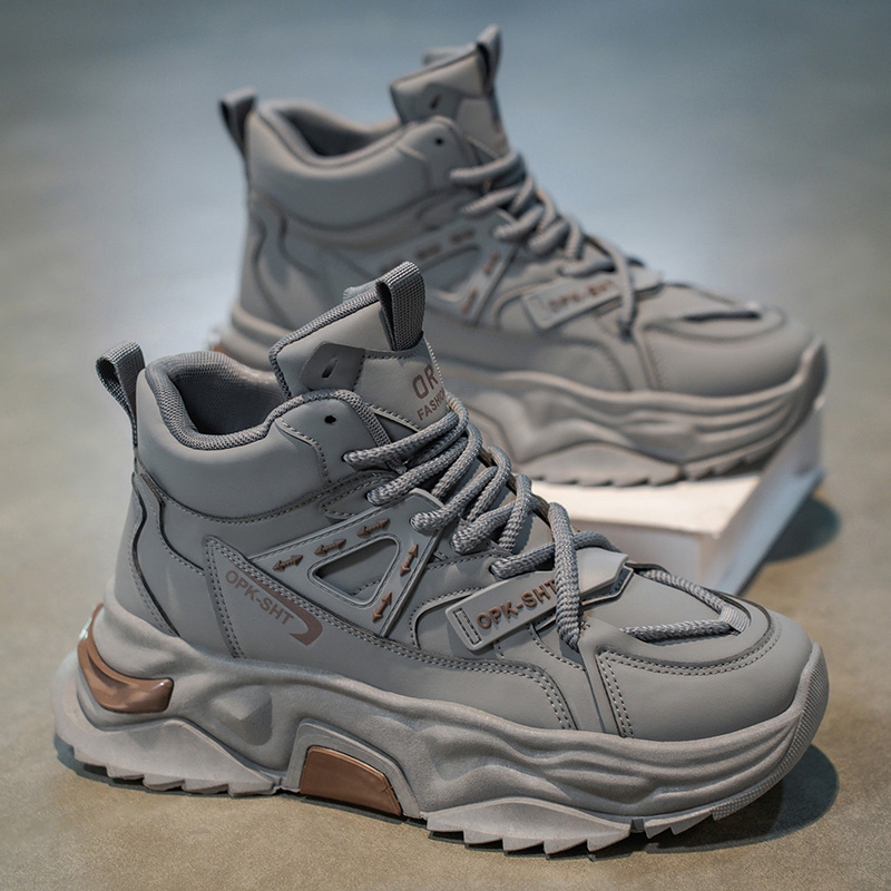 Mens Fashion Autumn 2025 - รองเท้าผ้าใบหุ้มข้อสูง ระบายอากาศดี กันลื่น สำหรับผู้ชาย รุ่นฮิตขายดีประจำฤดูใบไม้ร่วงปี 2025