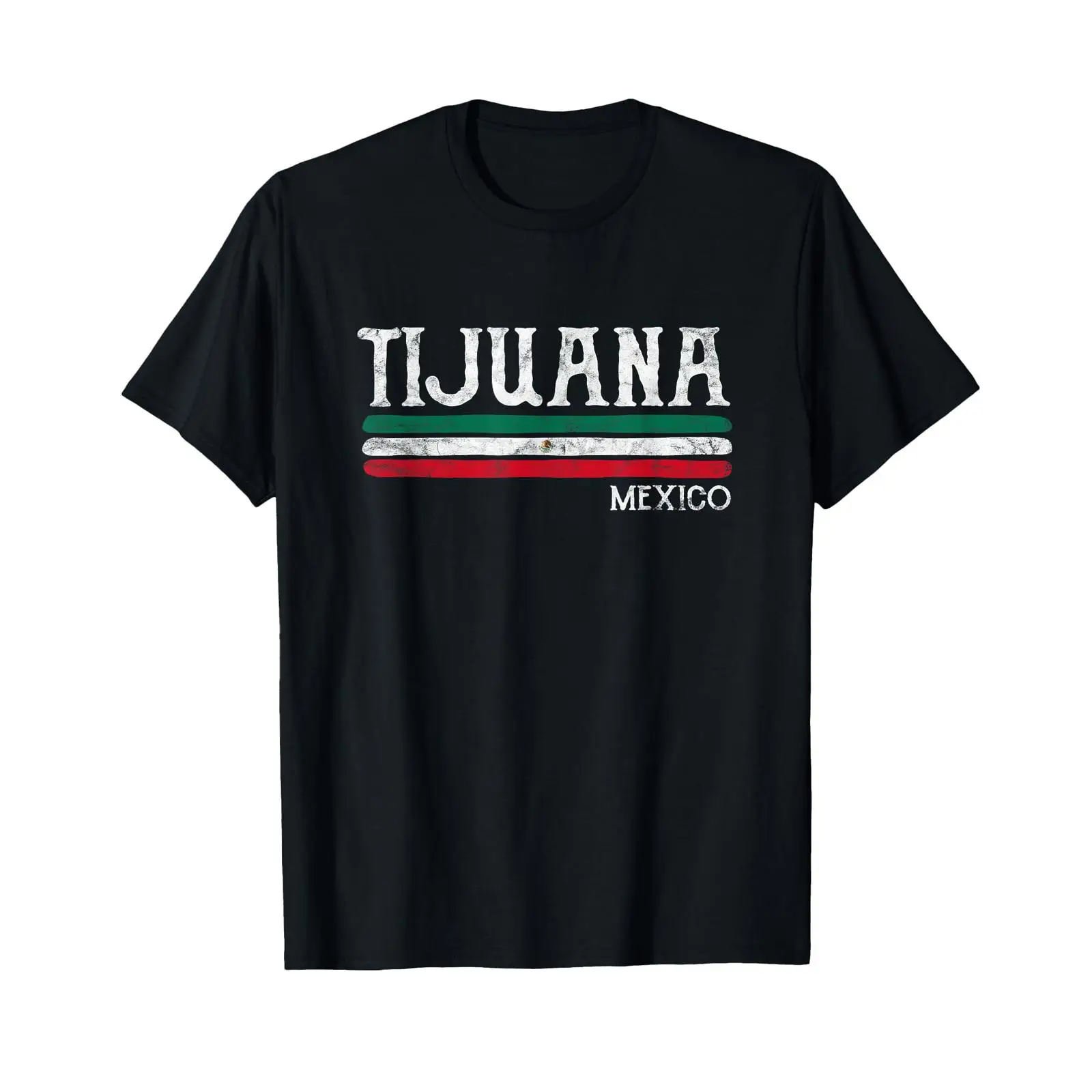 Men'S Fashion Tijuana - เสื้อยืดทีจัวนา เม็กซิโก วินเทจ ลุคซักซีด นุ่มสบาย แฟชั่นอเนกประสงค์