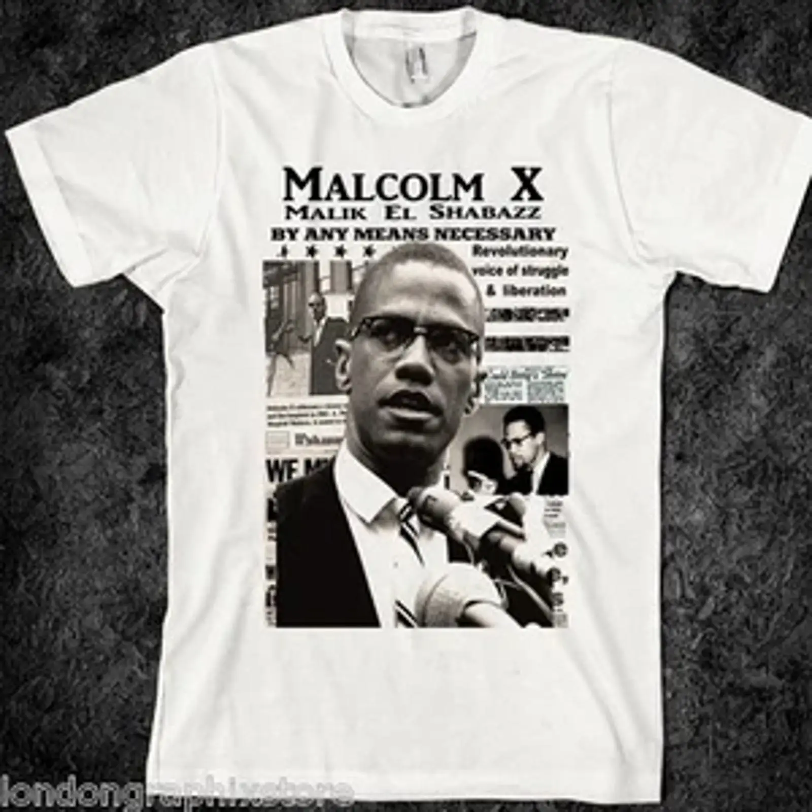 เสื้อยืด Malcolm X สีดำ ลาย Bl - Men'S Fashion History บทวิจารณ์และราคา