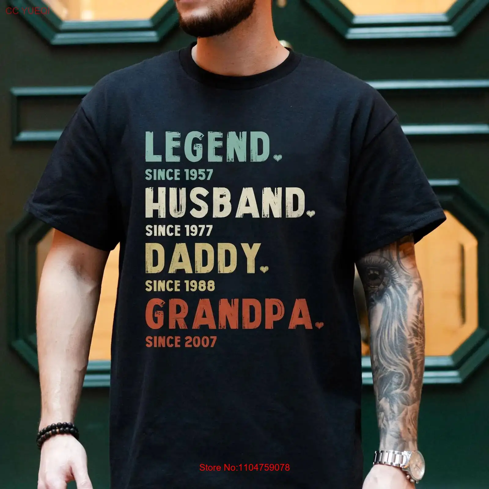 เสื้อยืดลายตำนานสำหรับสามี พ่อ - Men'S Fashion Today บทวิจารณ์และราคา