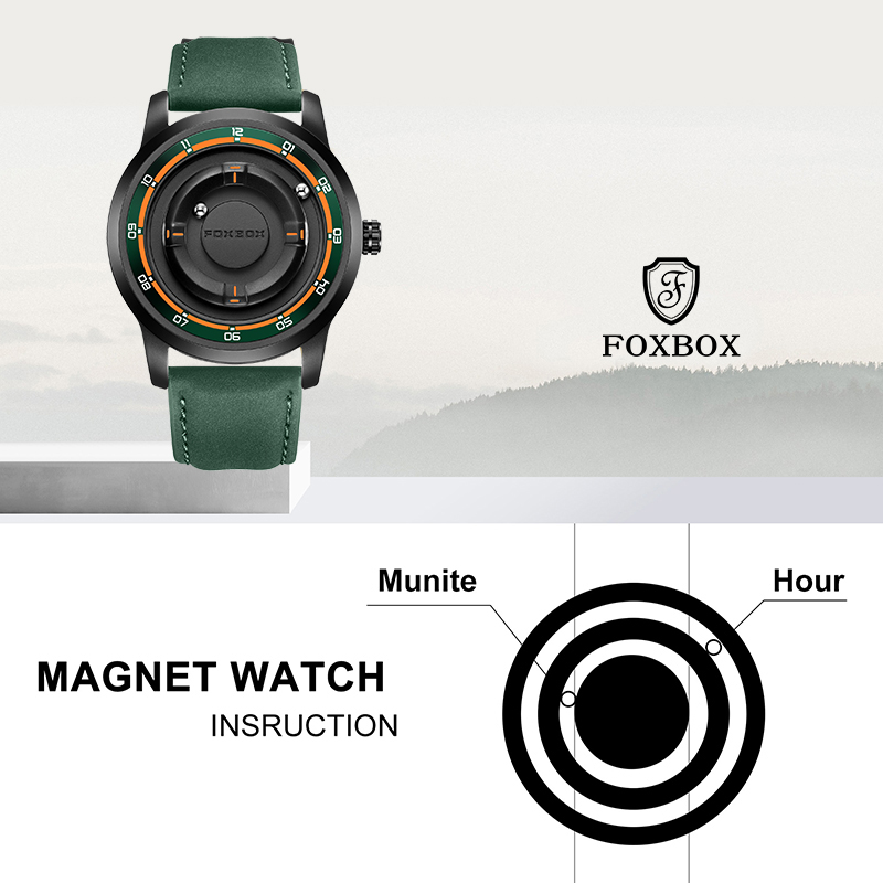 นาฬิกาข้อมือควอตซ์ FOXBOX รุ่น - Mens Fashion Watch บทวิจารณ์และราคา