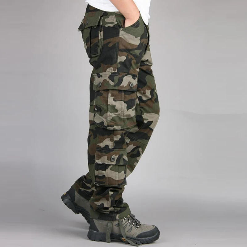 Men's Camouflage Militarmy Pan - Mens Fashion Camo Pants บทวิจารณ์และราคา
