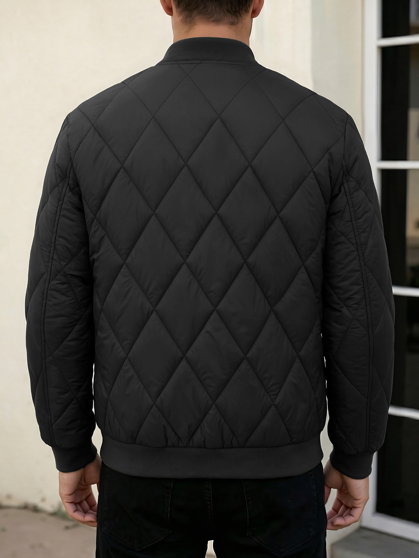 เสื้อแจ็คเก็ตบอมเบอร์ผู้ชายแบบ - Bomber Jacket Men บทวิจารณ์และราคา