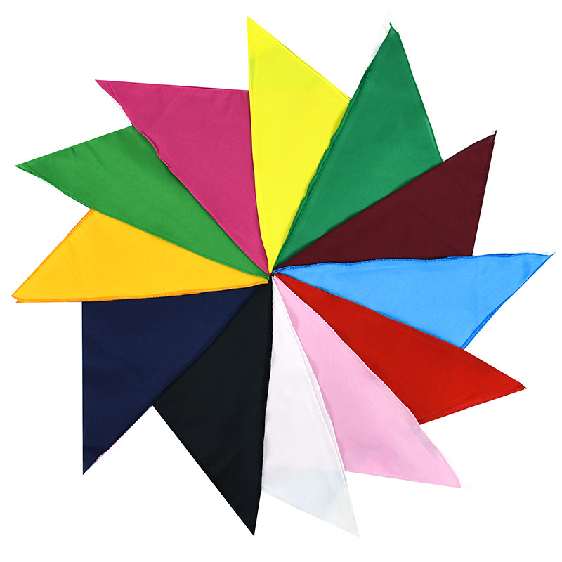 ผ้าพันคอสามเหลี่ยมสีพื้นพิมพ์โ - Men'S Fashion Logo บทวิจารณ์และราคา