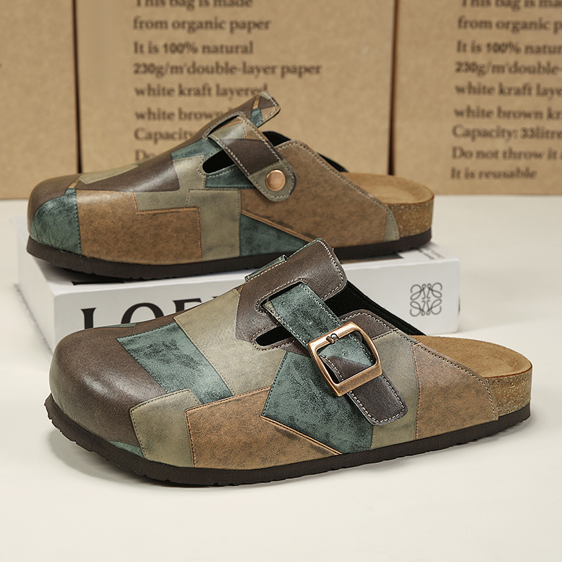 รองเท้าแตะแบบสวมเปิดส้นหนังแฟช - Men'S Fashion For 30 Year Olds บทวิจารณ์และราคา