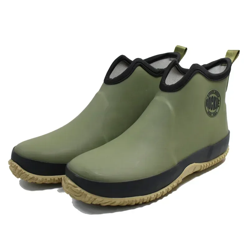 ผู้ชายรองเท้าฝนแฟชั่นรองเท้าสํ - Mens Fashion Autumn 2025 บทวิจารณ์และราคา