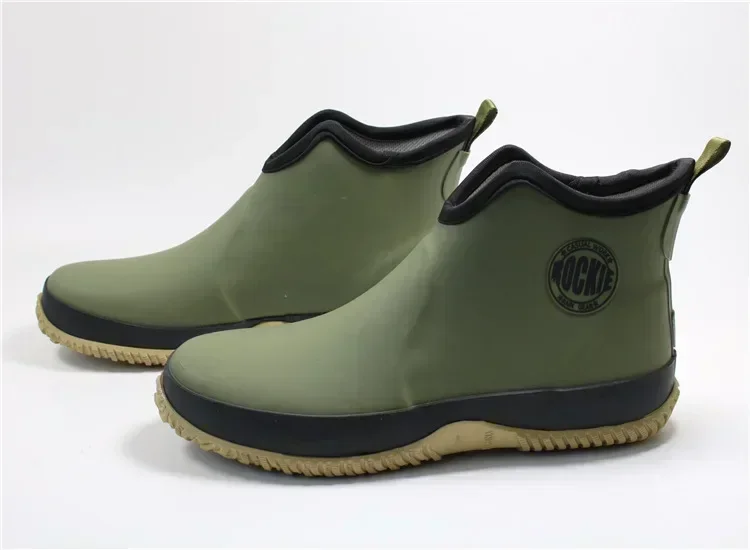 ผู้ชายรองเท้าฝนแฟชั่นรองเท้าสํ - Mens Fashion Autumn 2025 บทวิจารณ์และราคา