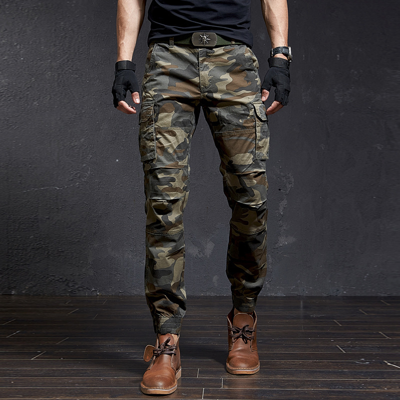 แฟชั่นคุณภาพสูง Slim Camouflag - Mens Fashion Camo Pants บทวิจารณ์และราคา