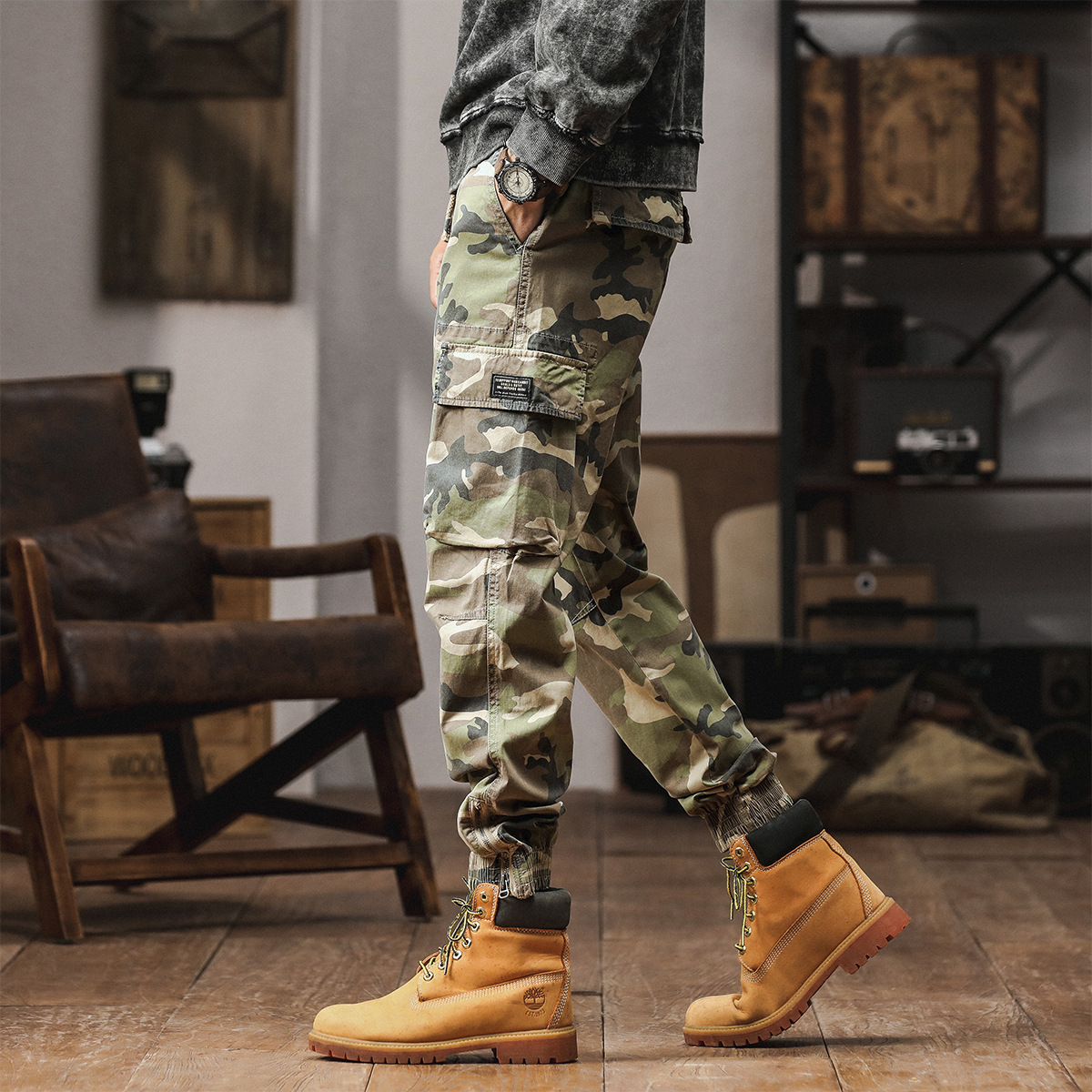 6 กระเป๋า Camo ยุทธวิธี Man Ca - Mens Fashion Camo Pants บทวิจารณ์และราคา