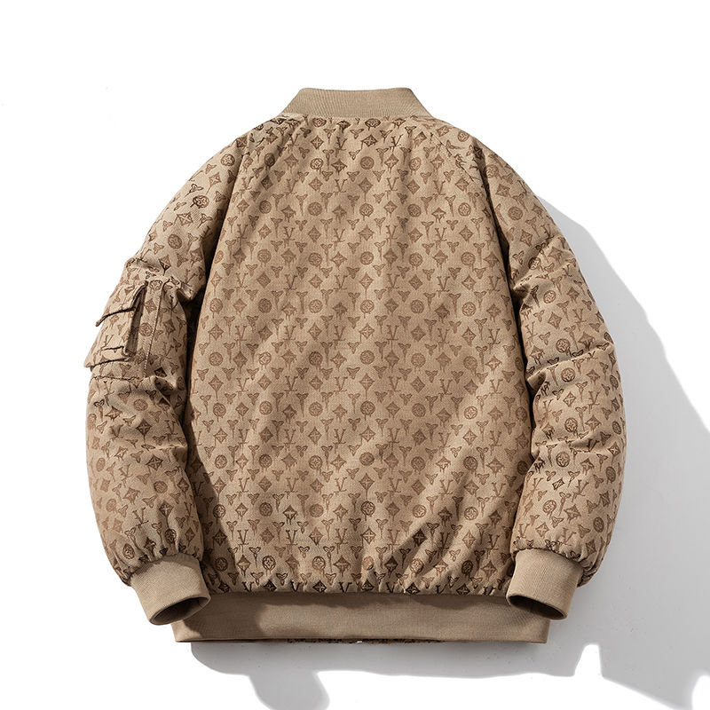 เสื้อแจ็คเก็ตเบสบอลผ้าฝ้ายหนาน - Bomber Jacket Men บทวิจารณ์และราคา