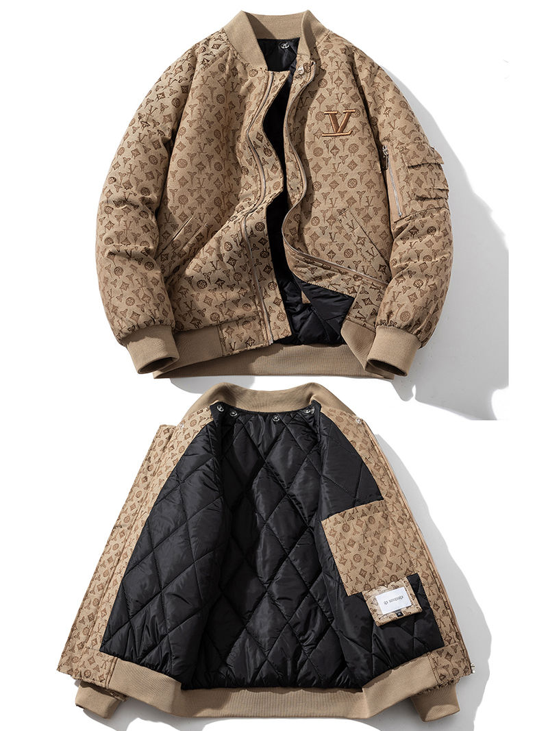 เสื้อแจ็คเก็ตเบสบอลผ้าฝ้ายหนาน - Bomber Jacket Men บทวิจารณ์และราคา