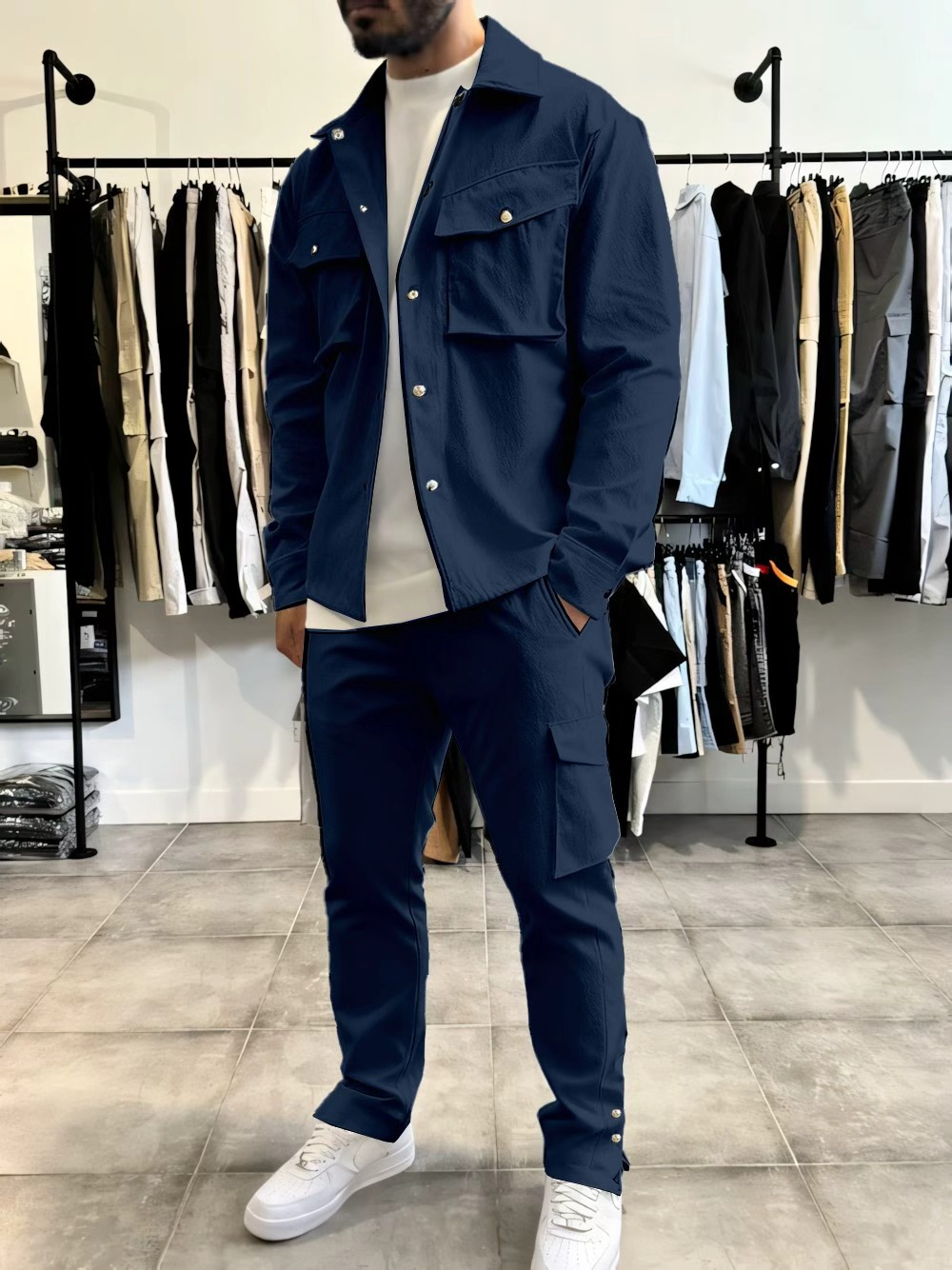 แฟชั่นผู้ชาย ชุดทำงานสีพื้น ฤด - Jacket Mens Fashion บทวิจารณ์และราคา