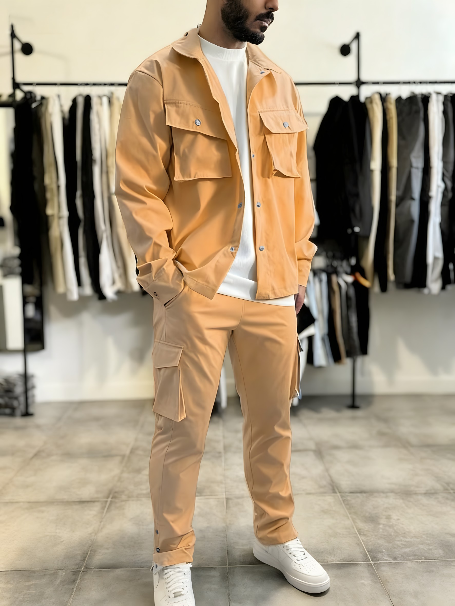 แฟชั่นผู้ชาย ชุดทำงานสีพื้น ฤด - Jacket Mens Fashion บทวิจารณ์และราคา