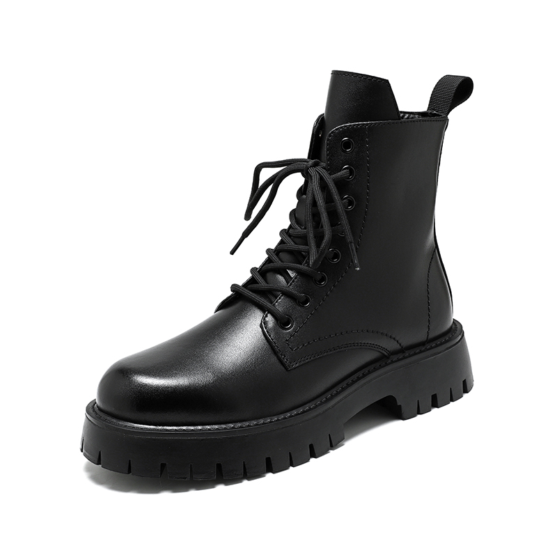 รองเท้าบูทหนังแท้แฟชั่นหรูสำหร - Men'S Fashion Brands บทวิจารณ์และราคา