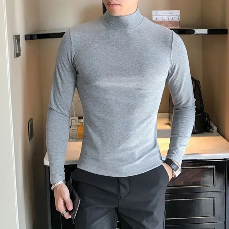 เสื้อยืดคอสูงผู้ชาย ฤดูใบไม้ร่ - Mens Fashion Autumn 2025 บทวิจารณ์และราคา