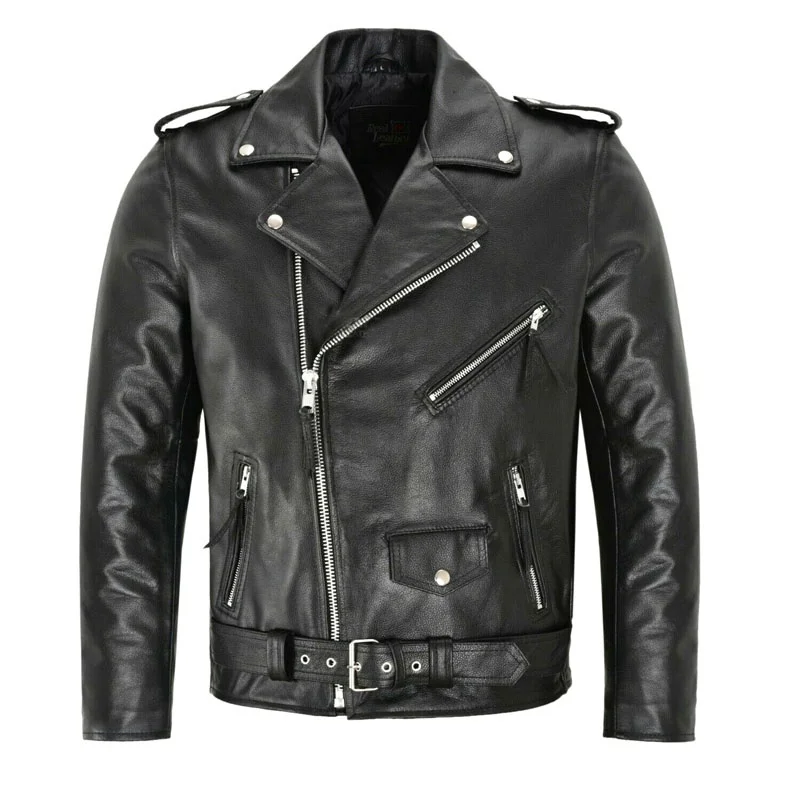 เสื้อแจ็คเก็ตหนังแฟชั่นผู้ชาย  - Jacket Mens Fashion บทวิจารณ์และราคา