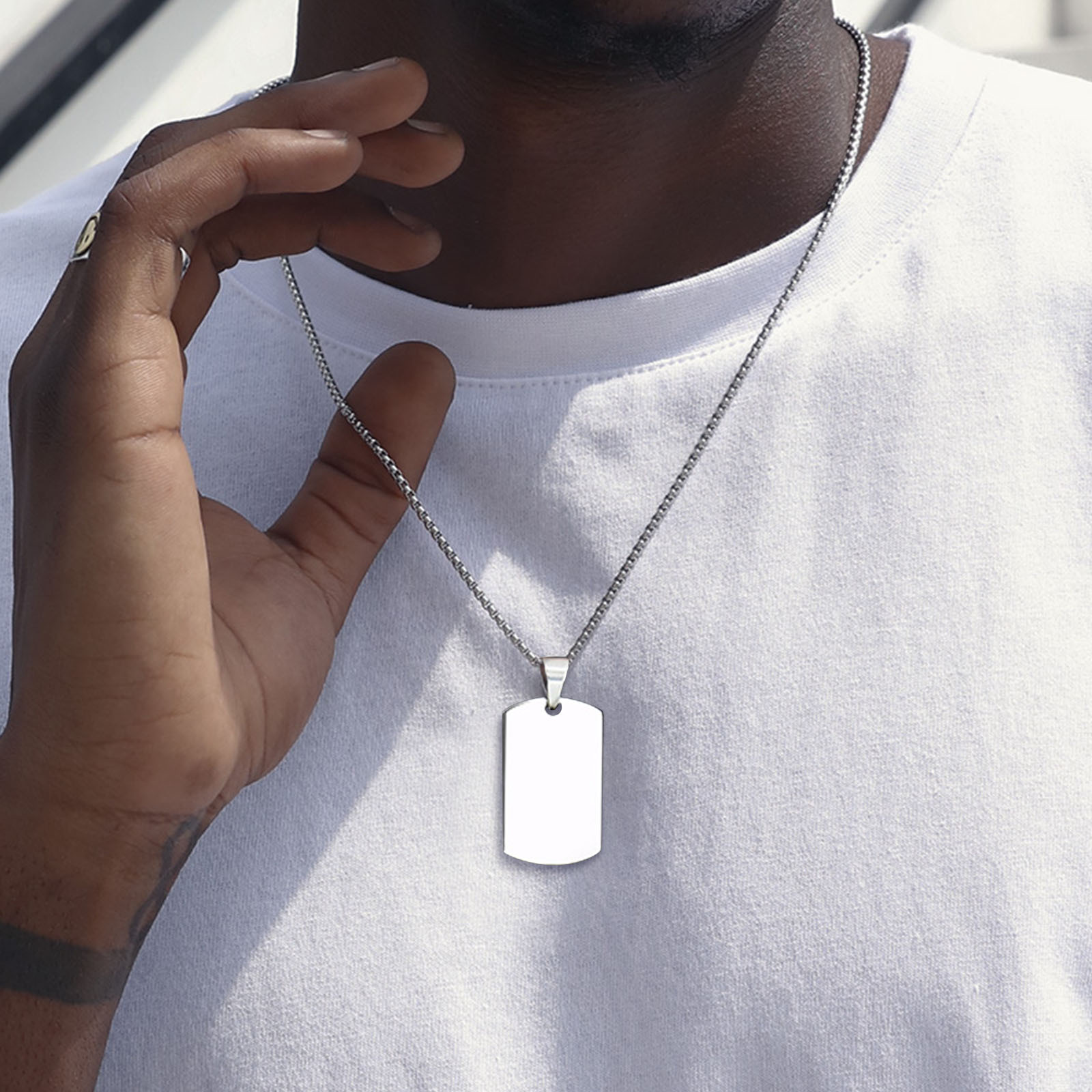ผู้ชายแท็กสุนัข Urn สร้อยคอ,ขี - Mens Fashion In The 50S บทวิจารณ์และราคา