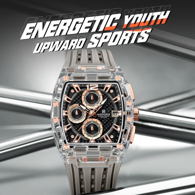 นาฬิกาข้อมือผู้ชาย NAVIFORCE โ - Mens Fashion Watch บทวิจารณ์และราคา