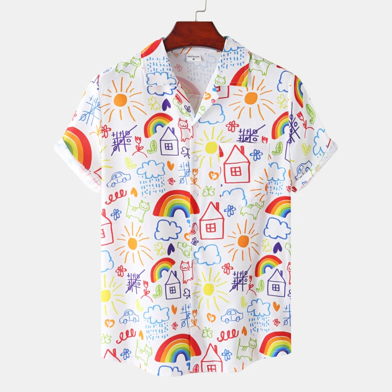 ฤดูร้อนสายรุ้งผู้ชาย Vocation  - Men'S Fashion Lk บทวิจารณ์และราคา