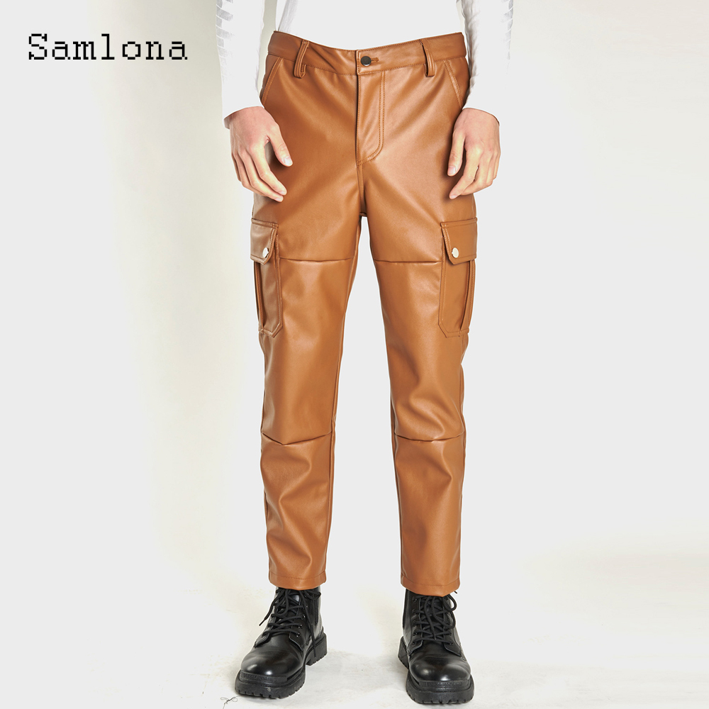 2025 ชายกระเป๋าแฟชั่น PU กางเก - Mens Fashion Camo Pants บทวิจารณ์และราคา