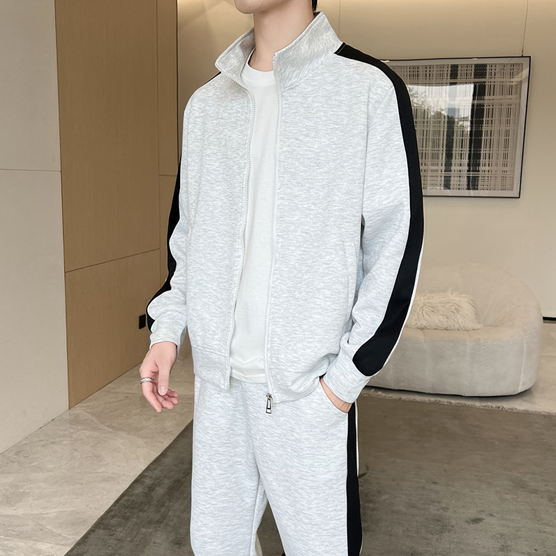 ชุดวอร์มผู้ชายฤดูใบไม้ร่วง ชุด - Jacket Mens Fashion บทวิจารณ์และราคา