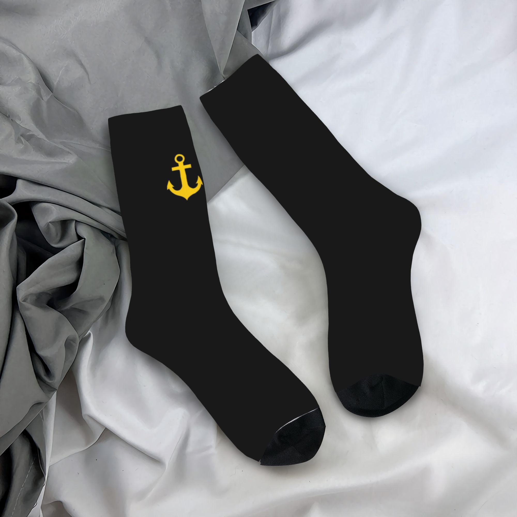 ถุงเท้าลายสมอทองคำแบบกำหนดเองส - Men'S Fashion Logo บทวิจารณ์และราคา