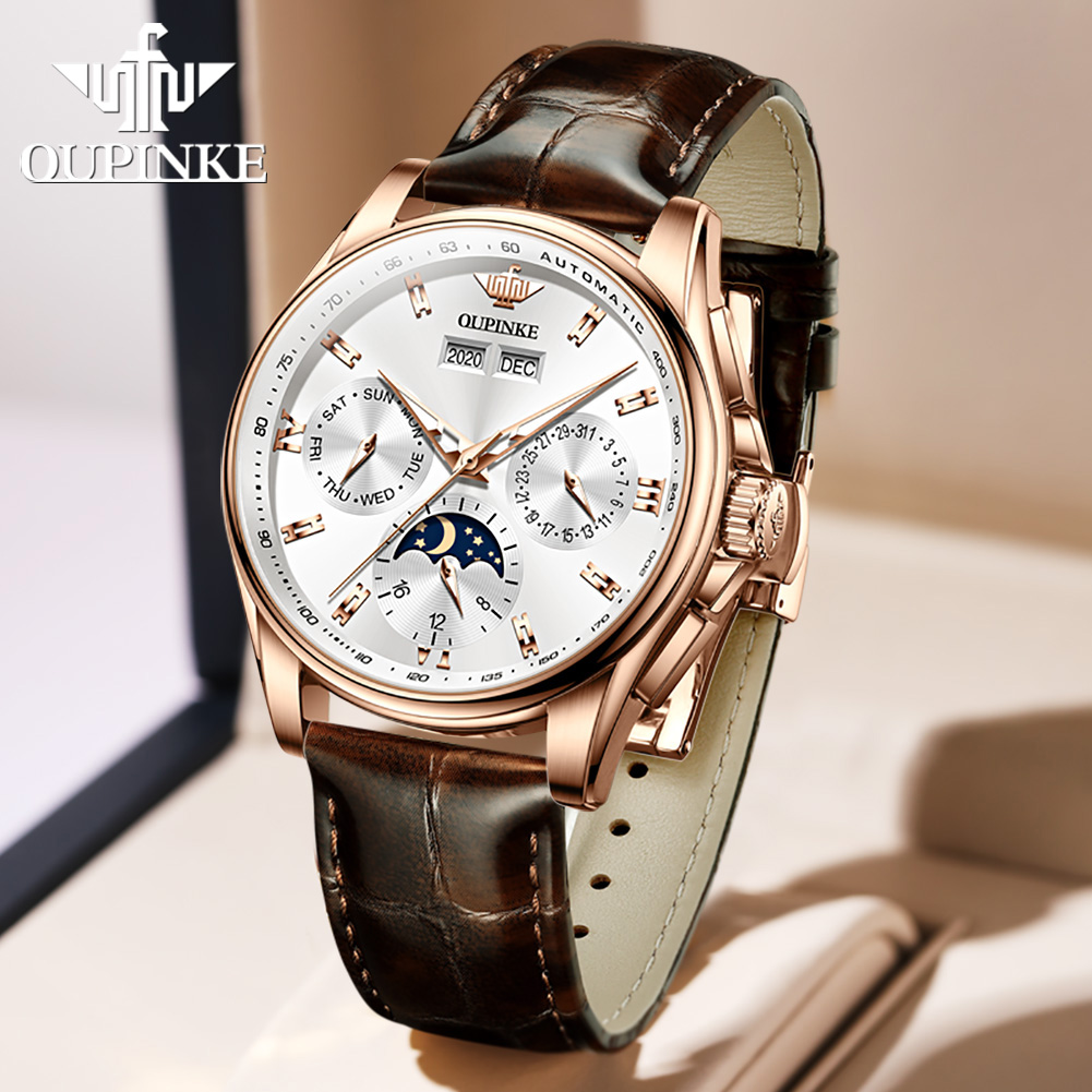 นาฬิกาข้อมือผู้ชาย OUPINKE รุ่ - Mens Fashion Watch บทวิจารณ์และราคา