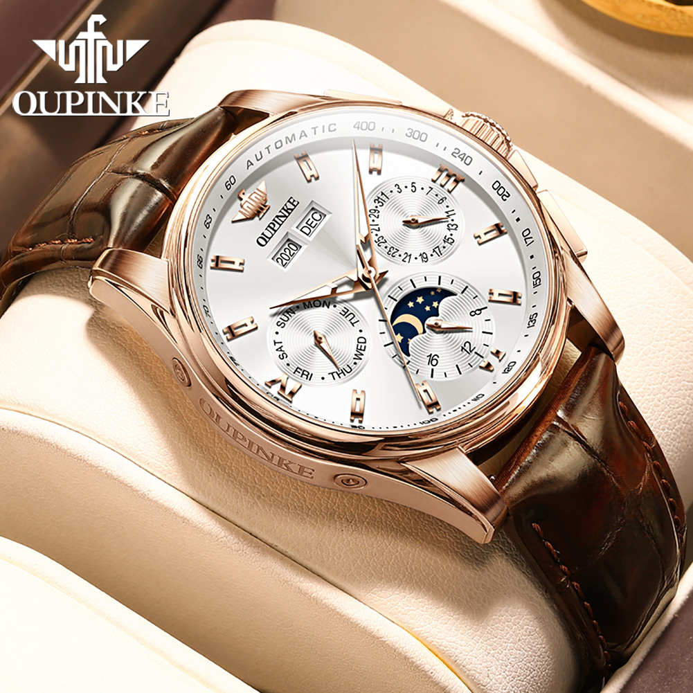 นาฬิกาข้อมือผู้ชาย OUPINKE รุ่ - Mens Fashion Watch บทวิจารณ์และราคา