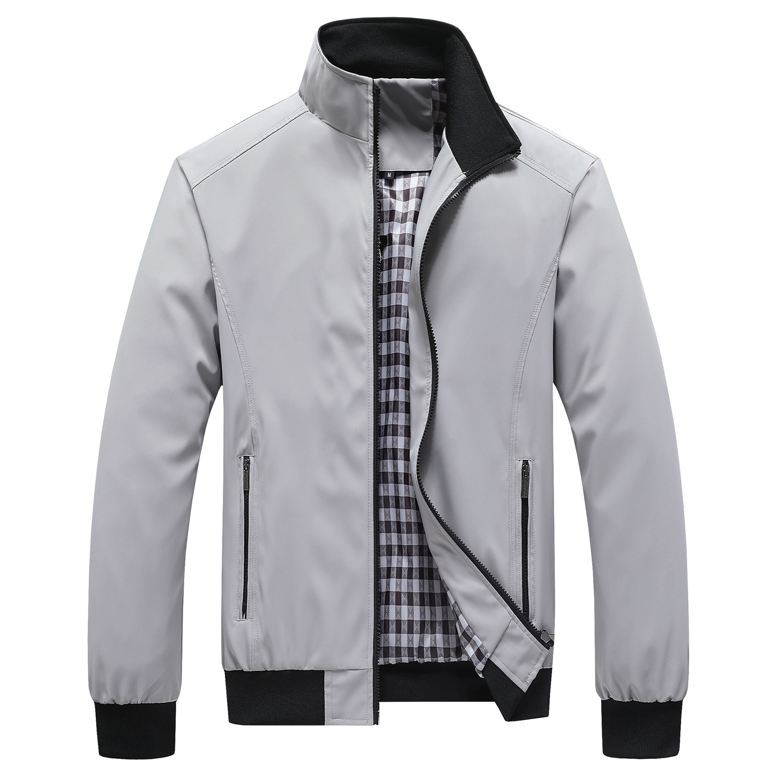 เสื้อแจ็คเก็ตน้ำหนักเบาสำหรับผ - Bomber Jacket Men บทวิจารณ์และราคา