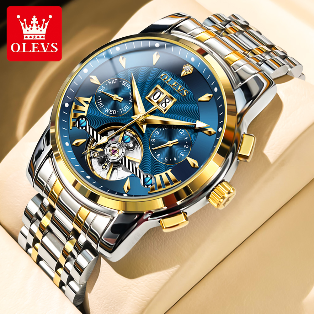 นาฬิกา OLEVS สำหรับผู้ชาย หรูห - Mens Fashion Watch บทวิจารณ์และราคา
