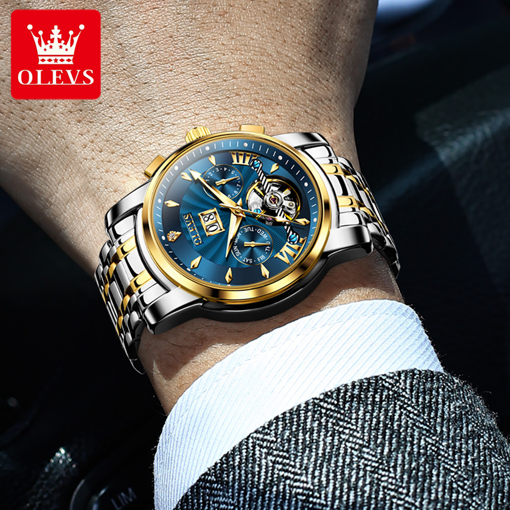 นาฬิกา OLEVS สำหรับผู้ชาย หรูห - Mens Fashion Watch บทวิจารณ์และราคา