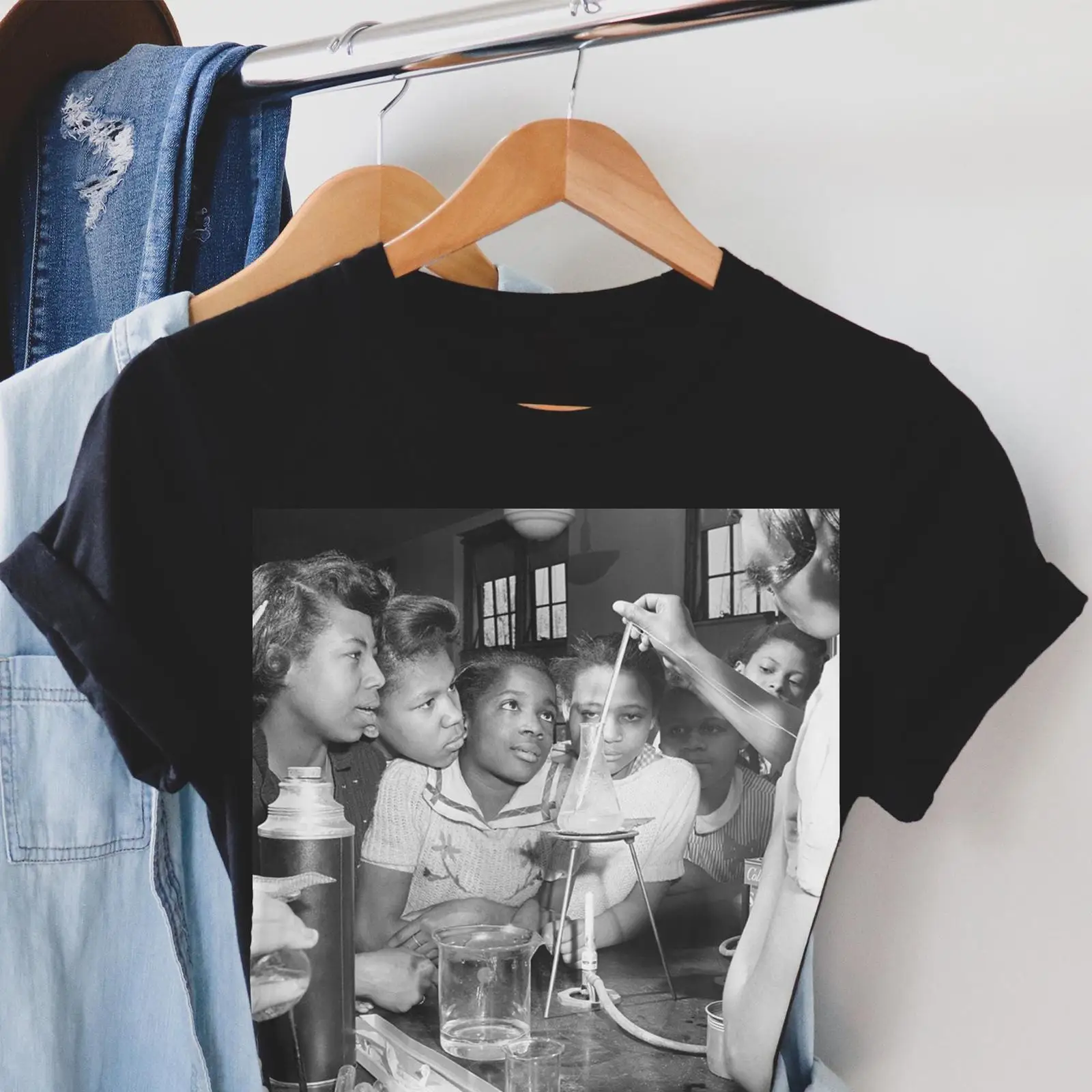 เสื้อยืดลาย Black Girls in Sci - Men'S Fashion History บทวิจารณ์และราคา